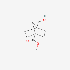 molecular formula C10H16O3 B2604454 Methyl 4-(hydroxymethyl)bicyclo[2.2.1]heptane-1-carboxylate CAS No. 1350821-95-2