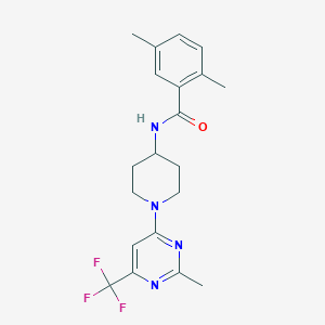 2,5-dimethyl-N-{1-[2-methyl-6-(trifluoromethyl)-4-pyrimidinyl]-4-piperidyl}benzamide