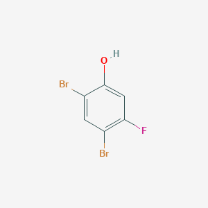 molecular formula C6H3Br2FO B2604525 2,4-Dibromo-5-fluorophenol CAS No. 2369-34-8