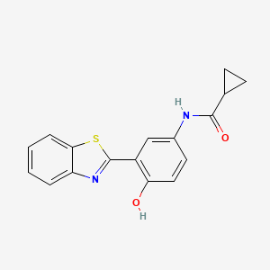 N-(3-(benzo[d]thiazol-2-yl)-4-hydroxyphenyl)cyclopropanecarboxamide