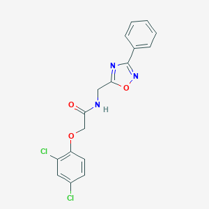 2-(2,4-dichlorophenoxy)-N-[(3-phenyl-1,2,4-oxadiazol-5-yl)methyl]acetamide