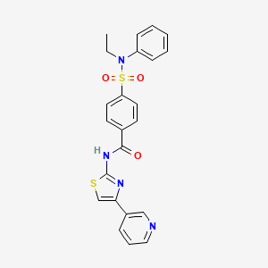 4-(N-ethyl-N-phenylsulfamoyl)-N-(4-(pyridin-3-yl)thiazol-2-yl)benzamide