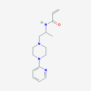 N-[1-(4-Pyridin-2-ylpiperazin-1-yl)propan-2-yl]prop-2-enamide