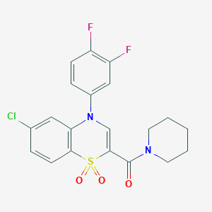 3-[4-(2,5-difluorobenzoyl)piperazin-1-yl]-1-propylquinoxalin-2(1H)-one