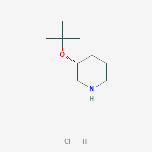 (3R)-3-[(2-Methylpropan-2-yl)oxy]piperidine;hydrochloride