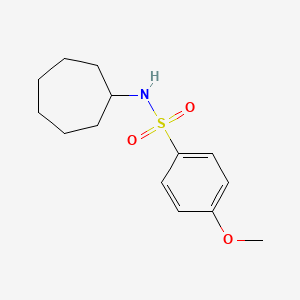 N-cycloheptyl-4-methoxybenzenesulfonamide