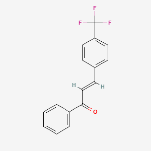 (E)-1-phenyl-3-[4-(trifluoromethyl)phenyl]prop-2-en-1-one