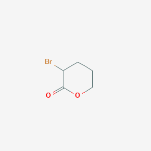 molecular formula C5H7BrO2 B2604617 3-bromotetrahydro-2H-pyran-2-one CAS No. 55974-69-1