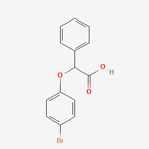 molecular formula C14H11BrO3 B2604621 2-(4-Bromophenoxy)-2-phenylacetic acid CAS No. 938147-43-4