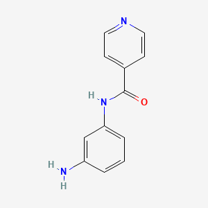 molecular formula C12H11N3O B2604652 N-(3-aminophenyl)isonicotinamide CAS No. 904013-52-1