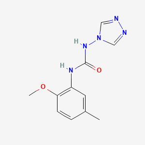 N-(2-methoxy-5-methylphenyl)-N'-4H-1,2,4-triazol-4-ylurea