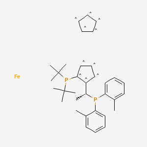 (R)-1-[(SP)-2-(Di-tert-butylphosphino)ferrocenyl]ethylbis(2-methylphenyl)phosphine