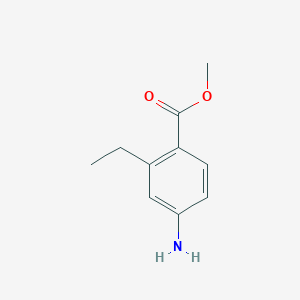 molecular formula C10H13NO2 B2604678 4-氨基-2-乙基苯甲酸甲酯 CAS No. 1211589-24-0