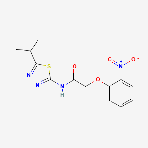 N-(5-Isopropyl-[1,3,4]thiadiazol-2-yl)-2-(2-nitro-phenoxy)-acetamide