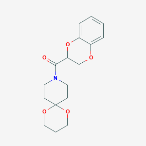 (2,3-Dihydrobenzo[b][1,4]dioxin-2-yl)(1,5-dioxa-9-azaspiro[5.5]undecan-9-yl)methanone