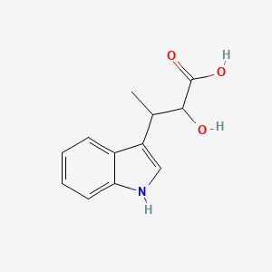 2-hydroxy-3-(1H-indol-3-yl)butanoic acid