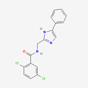2,5-Dichloro-N-[(4-phenyl-1H-imidazol-2-YL)methyl]benzamide