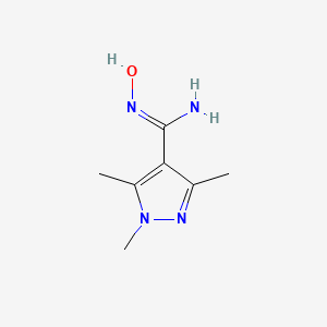 N'-hydroxy-1,3,5-trimethyl-1H-pyrazole-4-carboximidamide