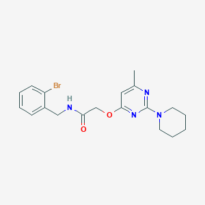 1-{3-[(2-chlorobenzoyl)amino]benzoyl}-N-methylpiperidine-3-carboxamide