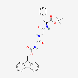 molecular formula C32H35N3O6 B2604943 Fmoc-Gly-Gly-Phe-OtBu CAS No. 236426-37-2