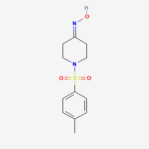 N-[1-(4-methylbenzenesulfonyl)piperidin-4-ylidene]hydroxylamine