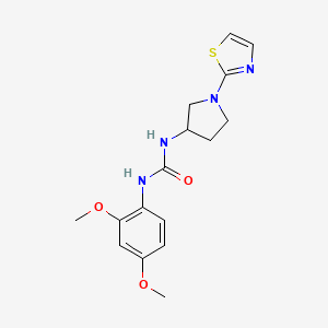 1-(2,4-Dimethoxyphenyl)-3-(1-(thiazol-2-yl)pyrrolidin-3-yl)urea