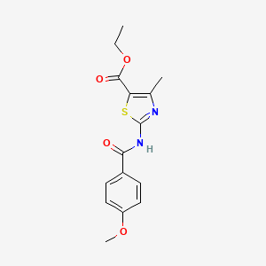 Ethyl 2-(4-methoxybenzamido)-4-methylthiazole-5-carboxylate