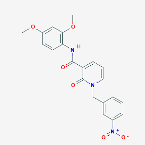 N-(2,4-dimethoxyphenyl)-1-(3-nitrobenzyl)-2-oxo-1,2-dihydropyridine-3-carboxamide
