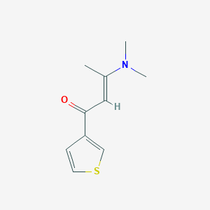 molecular formula C10H13NOS B2604985 3-(二甲氨基)-1-(3-噻吩基)-2-丁烯-1-酮 CAS No. 885949-97-3