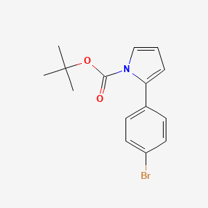 tert-Butyl 2-(4-bromophenyl)-1H-pyrrole-1-carboxylate