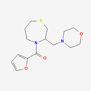 Furan-2-yl(3-(morpholinomethyl)-1,4-thiazepan-4-yl)methanone