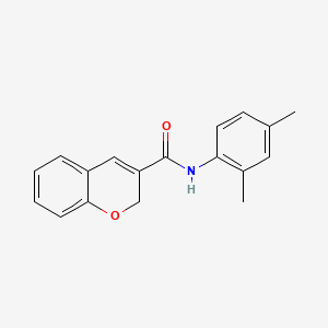 molecular formula C18H17NO2 B2605028 N-(2,4-dimethylphenyl)-2H-chromene-3-carboxamide CAS No. 887345-68-8