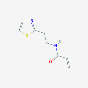 molecular formula C8H10N2OS B2605030 N-[2-(1,3-thiazol-2-yl)ethyl]prop-2-enamide CAS No. 1343689-26-8