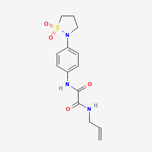 N1-allyl-N2-(4-(1,1-dioxidoisothiazolidin-2-yl)phenyl)oxalamide