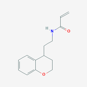 molecular formula C14H17NO2 B2605173 N-[2-(3,4-Dihydro-2H-chromen-4-yl)ethyl]prop-2-enamide CAS No. 2305542-89-4