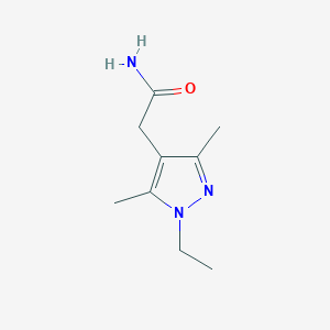 2-(1-ethyl-3,5-dimethyl-1H-pyrazol-4-yl)acetamide