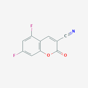 5,7-difluoro-2-oxo-2H-chromene-3-carbonitrile