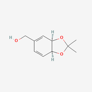 molecular formula C10H14O3 B2605250 rac-((3aR,7aS)-2,2-dimethyl-3a,7a-dihydrobenzo[d][1,3]dioxol-5-yl)methanol CAS No. 1998128-15-6