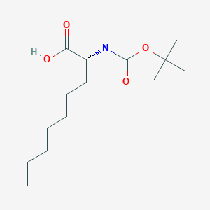 molecular formula C15H29NO4 B2605261 Boc-D-MeAnon(2)-OH CAS No. 2389078-32-2