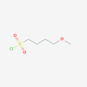 molecular formula C5H11ClO3S B2605333 4-甲氧基丁-1-磺酰氯 CAS No. 1342127-91-6