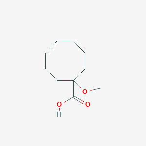 molecular formula C10H18O3 B2605405 1-Methoxycyclooctane-1-carboxylic acid CAS No. 1247763-09-2