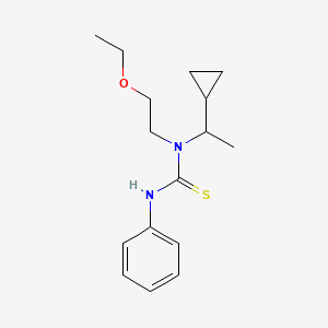 N-(1-cyclopropylethyl)-N-(2-ethoxyethyl)-N'-phenylthiourea