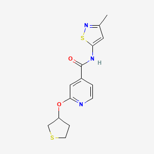 N-(3-methylisothiazol-5-yl)-2-((tetrahydrothiophen-3-yl)oxy)isonicotinamide