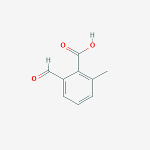 molecular formula C9H8O3 B2605436 2-甲酰-6-甲基苯甲酸 CAS No. 20771-96-4