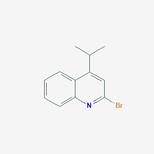 molecular formula C12H12BrN B2605451 2-溴-4-丙-2-基喹啉 CAS No. 2169633-62-7