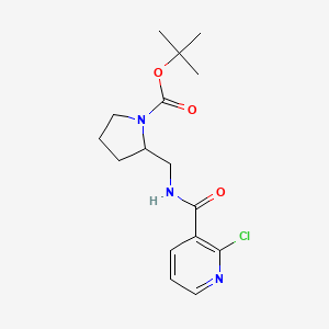 tert-Butyl 2-((2-chloronicotinamido)methyl)pyrrolidine-1-carboxylate