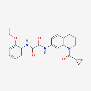 N-[1-(cyclopropanecarbonyl)-3,4-dihydro-2H-quinolin-7-yl]-N'-(2-ethoxyphenyl)oxamide