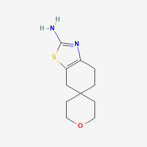 5,7-dihydro-4H-spiro[1,3-benzothiazole-6,4'-oxane]-2-amine