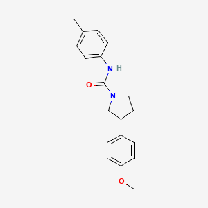 3-(4-methoxyphenyl)-N-(p-tolyl)pyrrolidine-1-carboxamide
