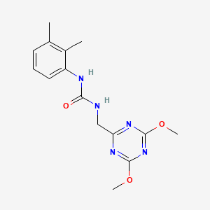 1-((4,6-Dimethoxy-1,3,5-triazin-2-yl)methyl)-3-(2,3-dimethylphenyl)urea